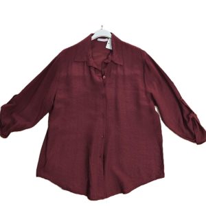 Camisa burdeos