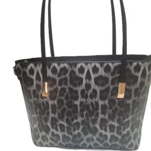 Bolso leopardo gris