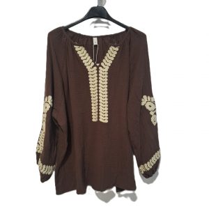 Blusa chocolate talla S
