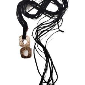 Cinturón tiras negro