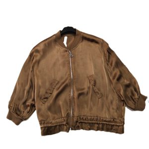 Chaqueta raso chocolate