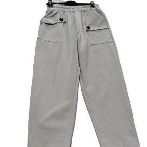 Pantalón bolsillos beige