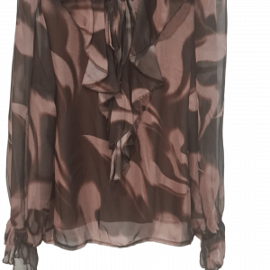 Blusa sedosa volantes