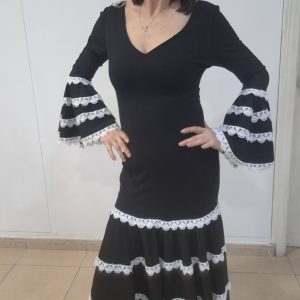 Vestido Puntilla Negro