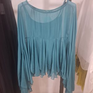 Blusa Seda Petrol