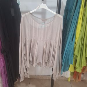 Blusa Seda beige claro
