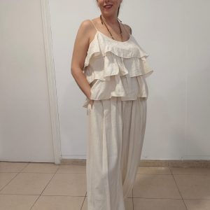 Conjunto lili beige talla unica