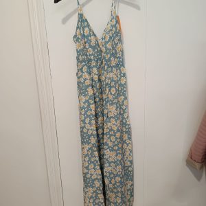 Vestido Margaritas cián