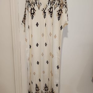 Vestido rombos negros
