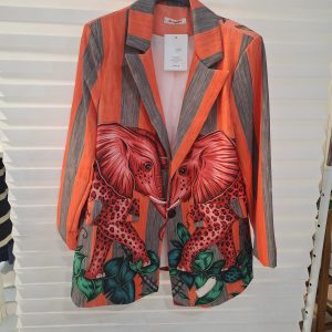 Chaqueta Naranja gris
